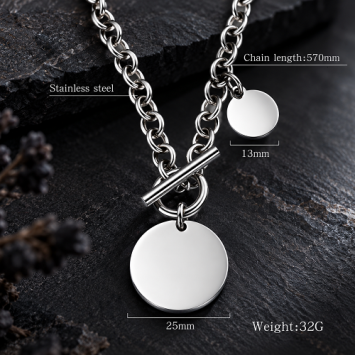 Schakelketting met ronde hanger