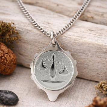 Talisman SOS hanger met Sterrenbeeld Weegschaal