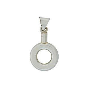 Zilveren ashanger fles 2